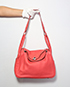 Lindy 34 Clemence Leather in Rose Jaipur, &pound;1,800, Handbags, Front view